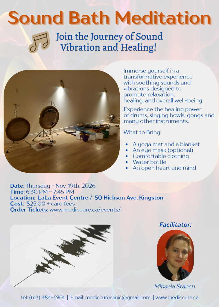 Sound Bath Event Nov 19th