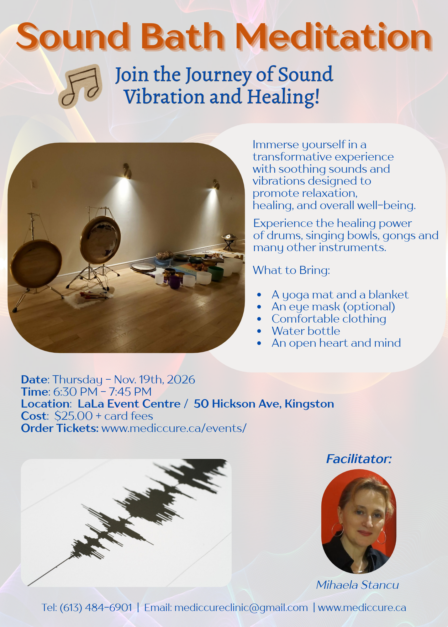 Sound Bath Event Nov 19th